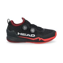 Buty do tenisa Head Endure Boa. Czarne buty treningowe Head, bez wzorów, z materiału, bez zapięcia, na fitness i siłownię. Za 922.45 zł.