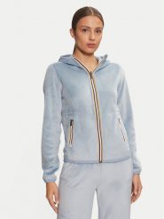 K-Way Bluza Lily K8138NW Niebieski Relaxed Fit. Niebieskie bluzy K-Way, l, bez wzorów, z syntetyku, bez ramiączek, bez kaptura. Za 599.99 zł.