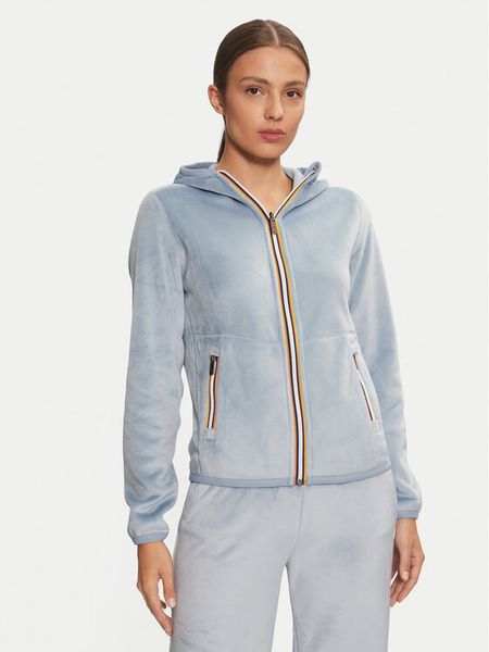 K-Way Bluza Lily K8138NW Niebieski Relaxed Fit. Niebieskie bluzy K-Way, l, bez wzorów, z syntetyku, bez kaptura. Za 599.99 zł.