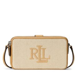 Torebka LAUREN RALPH LAUREN. Brązowe listonoszki Lauren Ralph Lauren, bez wzorów, bez dodatków. Za 689.99 zł.