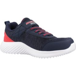 Buty SKECHERS BOUNDER-DRIPPER DROP Niebieski. Czerwone buty trekkingowe Skechers, bez wzorów, z tkaniny, bez zapięcia, trekkingowe. Za 249.99 zł.