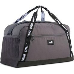 Torba Puma Phase Tape Small Sports Bag 22L. Szare torby sportowe Puma, bez wzorów, z materiału. Za 290.00 zł.