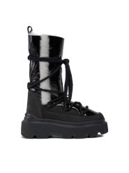 Inuikii Śniegowce Endurance Cozy 75102-144 Czarny. Czarne śniegowce Inuikii, bez wzorów, z lakierowanej skóry, bez zapięcia. Za 2,109.00 zł.
