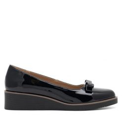 Baleriny Clara Barson. Czarne baleriny Clara Barson, bez wzorów, bez obcasa, bez zapięcia. Za 119.99 zł.