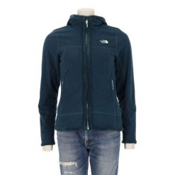 Second life - Kurtka polarowa TNF Blue dla kobiet - Jak nowy. Niebieskie kurtki The North Face, bez wzorów, z polaru, sportowe, bez kaptura. Za 169.16 zł.