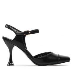 Czółenka Jenny Fairy. Czarne czółenka Jenny Fairy, bez wzorów, bez obcasa, bez zapięcia. Za 149.99 zł.