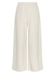 MOSS COPENHAGEN Spodnie dresowe w kolorze kremowym rozmiar: S/M. Brązowe spodnie dresowe Moss Copenhagen, bez wzorów, z dresówki. Za 179.95 zł.