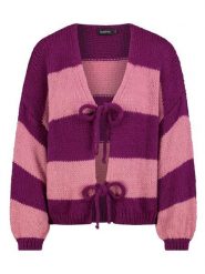 Sublevel Kardigan w kolorze fioletowo-różowym rozmiar: S/M. Różowe swetry Sublevel, m, bez wzorów, bez ramiączek. Za 108.99 zł.
