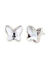 Elli Kolczyk Damski Motyl Kryształami Szklanymi Bialy 925 Sterling Silver Kolczyki 1 ct. Białe kolczyki Elli, srebrne. Za 228.99 zł.