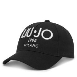 Czapka z daszkiem Liu Jo. Czarne czapki z daszkiem Liu Jo, bez wzorów. Za 169.99 zł.