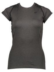 Asics Koszulka sportowa w kolorze szarym rozmiar: M. Szare t-shirty sportowe ASICS, m, bez wzorów, z materiału, bez ramiączek, outdoorowe. Za 79.40 zł.