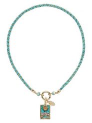 U.S. Polo Assn. Naszyjnik z kryształami - dł. 38 cm rozmiar: onesize. Czerwone naszyjniki U.S. Polo Assn., z bawełny, z kryształem, metalowe. Za 187.52 zł.