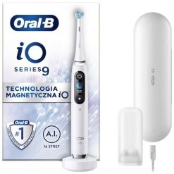Szczoteczka magnetyczna Oral-B iO 9 biały. Szczoteczki elektryczne i soniczne Oral-B. W wyprzedaży za 749.00 zł.