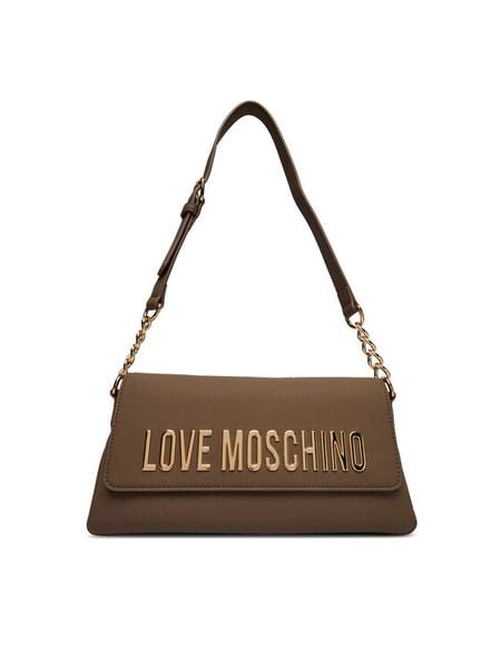 LOVE MOSCHINO Torebka JC4024PP1ALD0200 Brązowy. Brązowe torebki klasyczne Love Moschino, bez wzorów, ze skóry, bez dodatków. Za 439.00 zł.