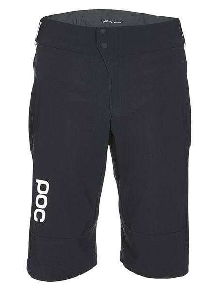 POC Szorty kolarskie "Essential MTB" w kolorze czarnym rozmiar: S. Czarne szorty sportowe POC, bez wzorów, z materiału, rowerowe. Za 192.33 zł.