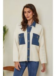 So Cachemire Kurtka "Ajka" w kolorze kremowym rozmiar: M. Brązowe kurtki So Cachemire, m, bez wzorów, z kaszmiru, bez kaptura. Za 405.05 zł.