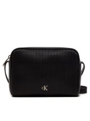 Calvin Klein Torebka K60K612736 Czarny. Czarne listonoszki Calvin Klein, bez wzorów, ze skóry, bez dodatków. Za 219.99 zł.