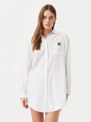 HUGO Koszula nocna 50531656 Biały Relaxed Fit. Białe koszule Hugo, m, bez wzorów, z bawełny, bez ramiączek. Za 319.99 zł.