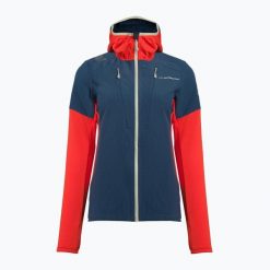 Bluza trekkingowa damska La Sportiva Session Tech Hoody. Bluzy La Sportiva, xs, bez wzorów, z materiału, bez ramiączek, bez kaptura. Za 359.99 zł.
