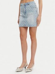 Gaudi Spódnica jeansowa 511BD76001 Niebieski Regular Fit. Niebieskie spódnice Gaudi, bez wzorów, z bawełny. Za 419.99 zł.