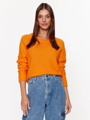 Samsøe Samsøe Sweter F00022152 Pomarańczowy Regular Fit. Brązowe swetry Samsøe & Samsøe, xl, bez wzorów, z syntetyku, bez ramiączek. Za 699.99 zł.