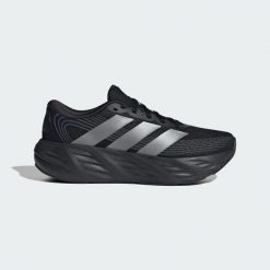 Buty do biegania Galaxy 8. Czarne buty do biegania adidas, bez wzorów, z syntetyku, bez zapięcia, do biegania. Za 239.00 zł.