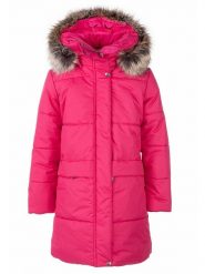 LENNE Płaszcz zimowy "Doree" w kolorze różowym rozmiar: 128. Różowe płaszcze LENNE, na zimę, s, bez wzorów, bez kaptura. Za 437.17 zł.