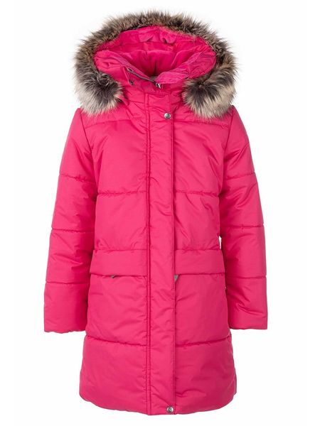 LENNE Płaszcz zimowy "Doree" w kolorze różowym rozmiar: 128. Różowe płaszcze LENNE, na zimę, s, bez wzorów, bez kaptura. Za 437.17 zł.