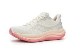 Buty biegowe Saucony Triumph 23 Białe. Białe buty do biegania Saucony, bez wzorów, z materiału, bez zapięcia, do biegania. Za 772.30 zł.
