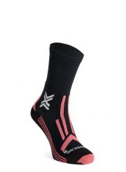 Skarpety do biegania damskie X-Socks Trailrun Perform Crew. Czarne skarpetki X-Socks, bez wzorów, z materiału. Za 84.00 zł.
