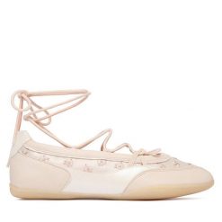 Baleriny Aldo. Białe baleriny Aldo, bez wzorów, bez obcasa, bez zapięcia. Za 359.99 zł.