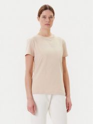 Guess T-Shirt V3BI11 J1314 Beżowy Regular Fit. Brązowe t-shirty Guess, xs, z aplikacjami, z bawełny, bez kołnierzyka, bez ramiączek. Za 159.99 zł.