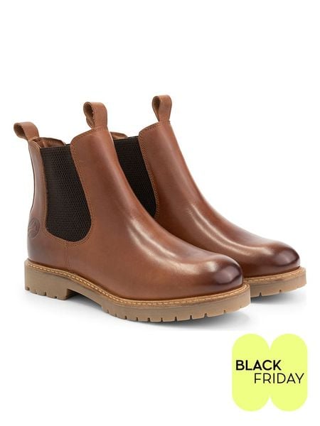 TRAVELIN' Skórzane sztyblety "Rosseland" w kolorze jasnobrązowym rozmiar: 42. Brązowe buty sportowe lifestyle Travelin', bez wzorów, sportowe, bez zapięcia. Za 395.95 zł.