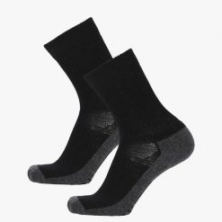 Skarpety turystyczne Swedemount DUVED ACTIVE WOOL SOCK 2PK. Czarne skarpetki SWEDEMOUNT, bez wzorów. Za 57.00 zł.