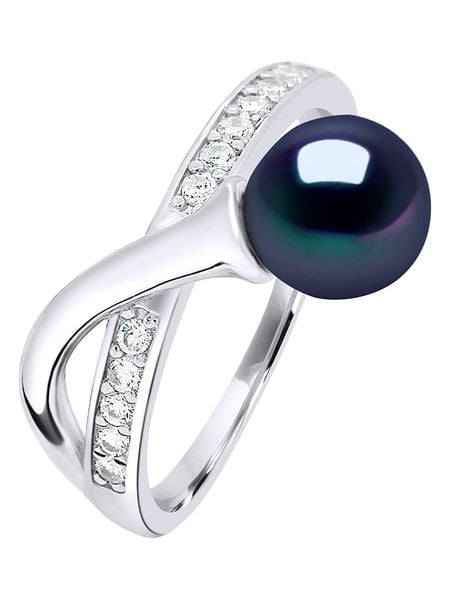 Pearline Srebrny pierścionek z perłą rozmiar: onesize. Niebieskie pierścionki Pearline, z cyrkonią, srebrne. Za 260.99 zł.