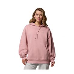 Bluza z kapturem damska Columbia Aldermore Hoodie. Czerwone bluzy Columbia, bez wzorów, bez ramiączek, z kapturem. Za 168.99 zł.