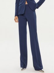 Pinko Spodnie materiałowe Hulka 100054 A0HM Granatowy Regular Fit. Niebieskie spodnie materiałowe Pinko, bez wzorów, z materiału. Za 479.99 zł.