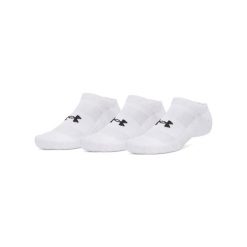 Under Armour UA PERFORMANCE COTTON 3PK NS Skarpetki unisex. Białe skarpetki Under Armour, bez wzorów, z bawełny. W wyprzedaży za 48.99 zł.