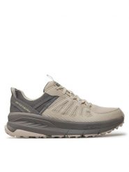 Skechers Trekkingi Switch Back-Cascades 180162/NTGY Beżowy. Brązowe buty trekkingowe Skechers, ze skóry, bez zapięcia. Za 299.99 zł.