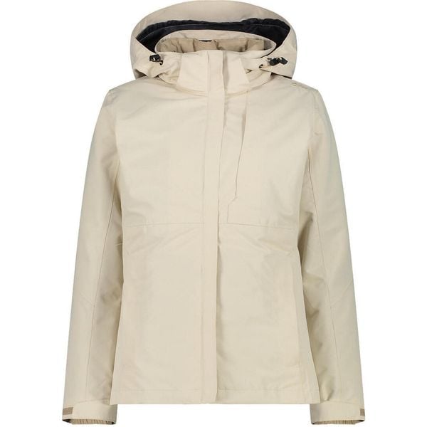 Kurtka damska turystyczna CMP. Białe kurtki przejściowe sportowe CMP, s, bez wzorów, z softshellu, bez kaptura, trekkingowe. Za 649.00 zł.