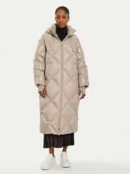 Marella Płaszcz zimowy Amianto 2423496025 Beżowy Regular Fit. Brązowe płaszcze Marella, na zimę, bez wzorów, z syntetyku, bez kaptura. Za 1,849.00 zł.