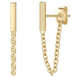 Glanzstücke München Kolczyki Srebro wysokiej próby Żółte złoto 1 ct Damski. Żółte kolczyki Glanzstücke München, pozłacane. Za 139.99 zł.