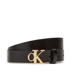Pasek Damski Calvin Klein. Czarne paski Calvin Klein, bez wzorów. Za 239.99 zł.