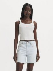 Levi's Top w kolorze białym rozmiar: L. Białe topy Levi's, l, bez wzorów, bez kołnierzyka, bez ramiączek. Za 62.03 zł.