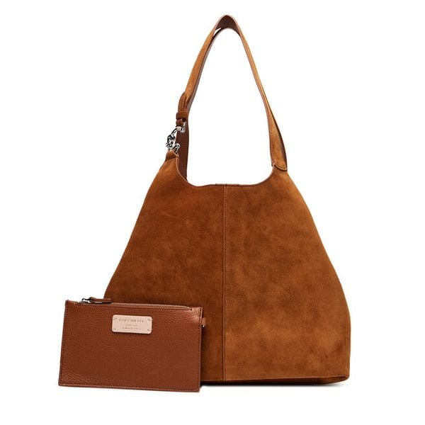 Torebka Coccinelle. Brązowe torebki klasyczne Coccinelle, bez wzorów, klasyczne, bez dodatków. Za 1,399.00 zł.