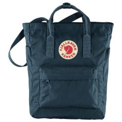 Torba naramienna Fjallraven Kanken Totepack - navy. Niebieskie torby na laptopa Fjällräven, bez wzorów, z materiału. Za 411.39 zł.