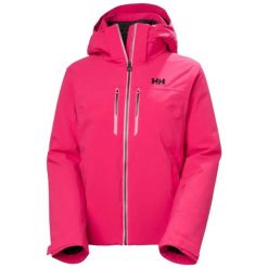 Damska kurtka narciarska Helly Hansen Alphelia Lifaloft. Zielone kurtki narciarskie Helly Hansen, l, bez wzorów, z elastanu, bez kaptura, narciarskie, primaloft. Za 1,895.50 zł.
