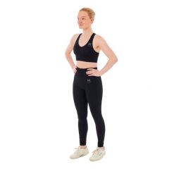 Damski zestaw sportowy Xtreme - legginsy sportowe + top sportowy - Czarny. Czarne legginsy XTREME SOCKSWEAR, m, bez wzorów, z materiału, z podwyższonym stanem, na fitness i siłownię. Za 190.74 zł.