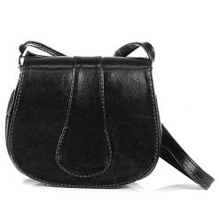 Torebka skórzana damska listonoszka DAN-A T38 czarna. Czarne shopper bag DAN-A, bez wzorów, ze skóry, eleganckie, bez dodatków. Za 249.99 zł.