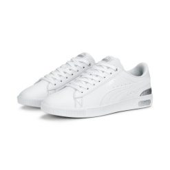Buty do chodzenia damskie Puma 38933402. Białe buty do biegania Puma, bez wzorów, z materiału, bez zapięcia, do biegania. Za 315.00 zł.